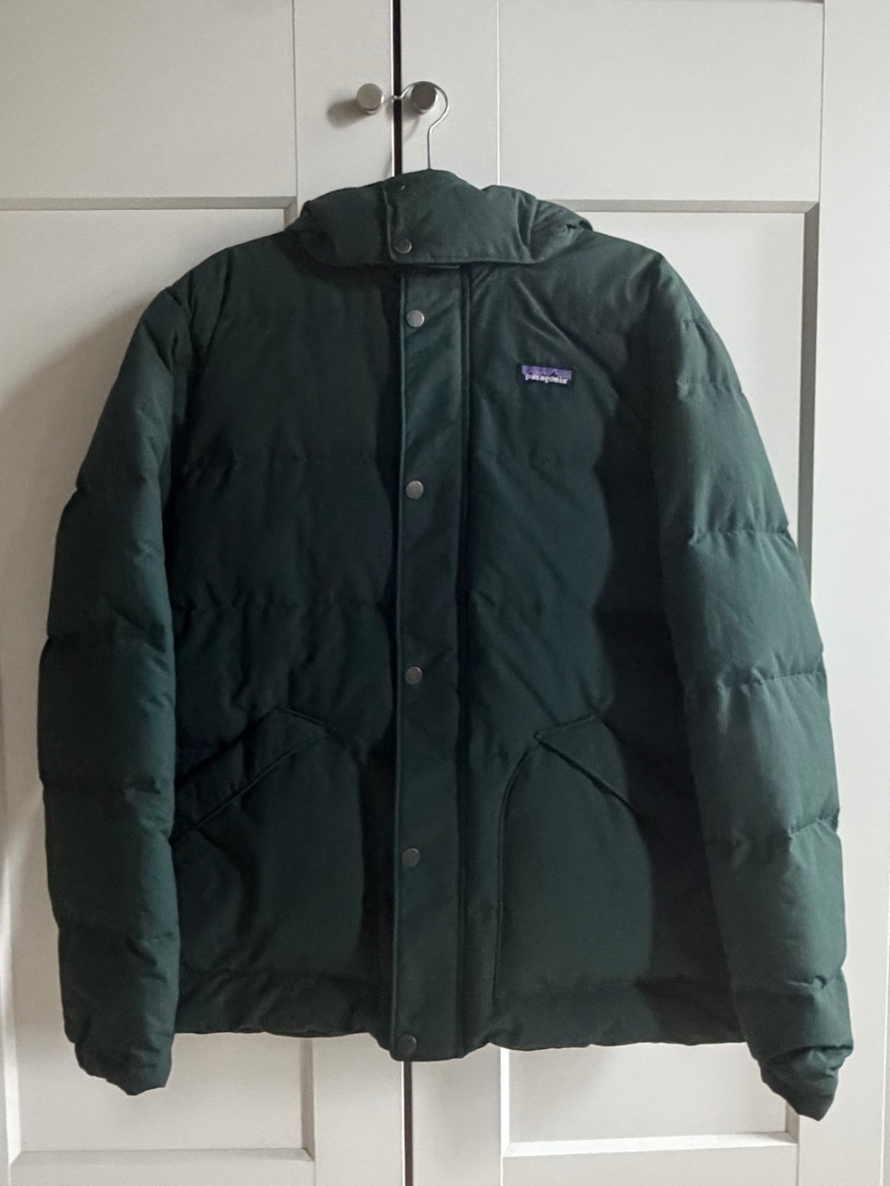 Patagonia Men's Dark Green Insulated Puff Jacket